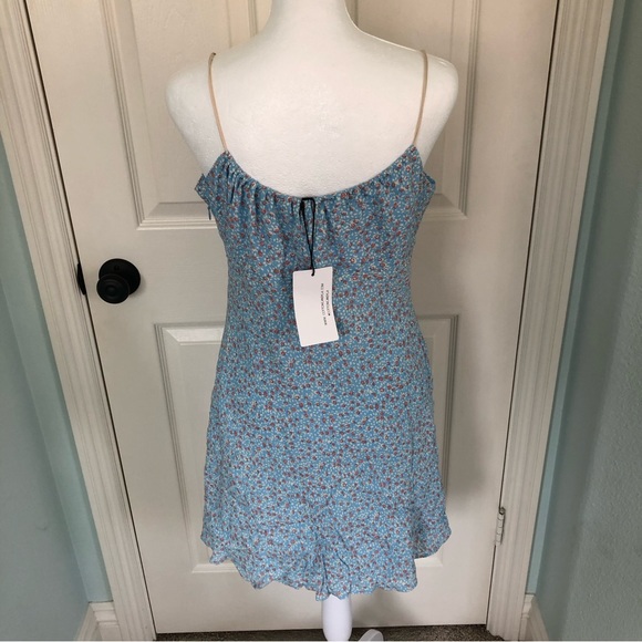 NWT Cotton Candy LA Blue Floral Dress - Picture 3 of 10